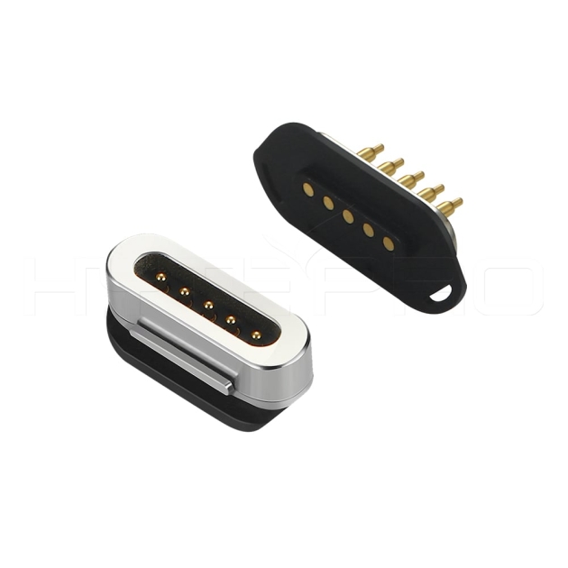 Panel mount 5 pin magnetic connector M425NP