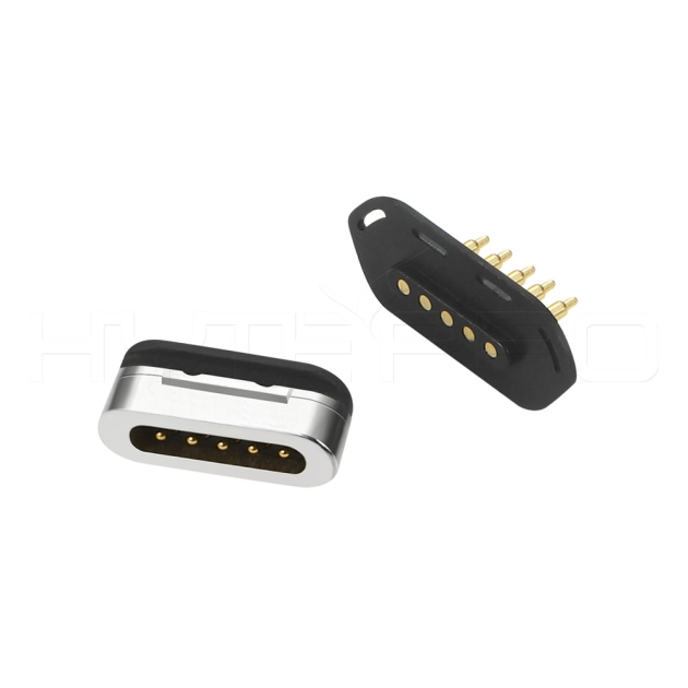 Panel mount 5 pin magnetic connector M425NP
