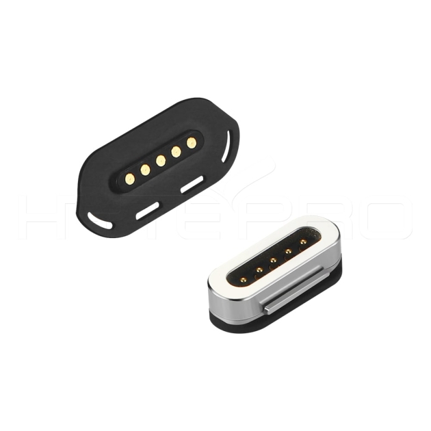 Panel mount 5 pin magnetic connector M425NP