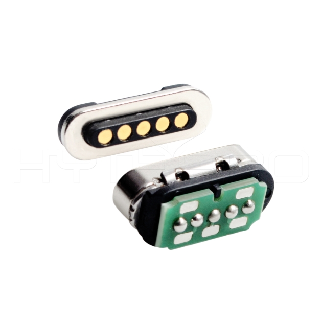 5 pins pogo pin magnetic power connectors M425P