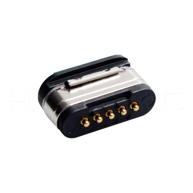 5 pins pogo pin magnetic power connectors M425P