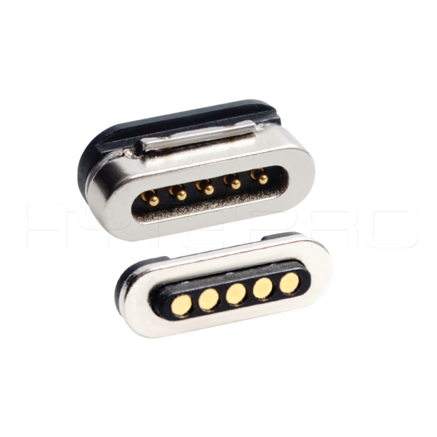 5 pins pogo pin magnetic power connectors M425P
