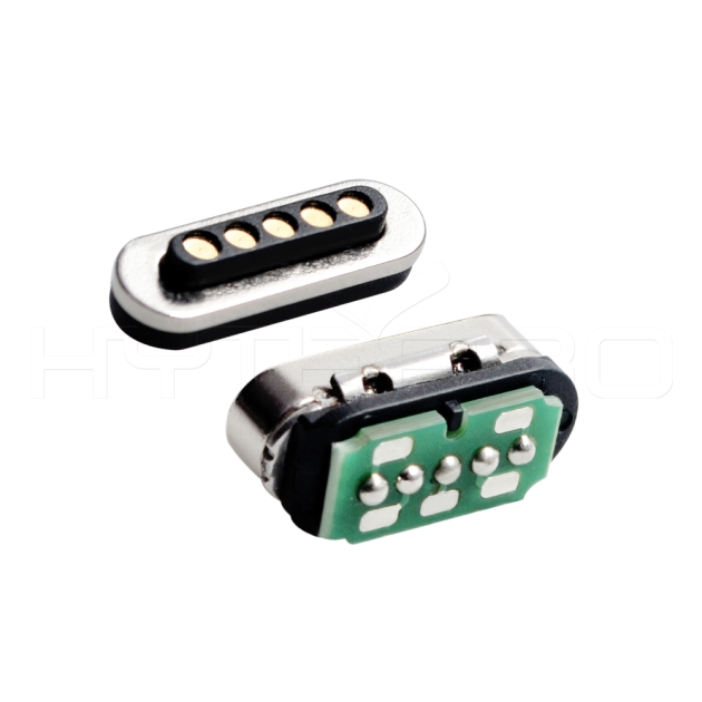 5 pins pogo pin magnetic power connectors M425P