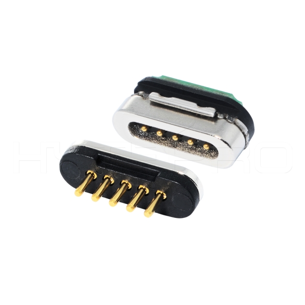 Connettore magnetico a 5 pin di saldatura M425S