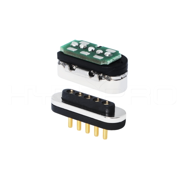 Solder 5 pin magnetic electrical connectors M425S