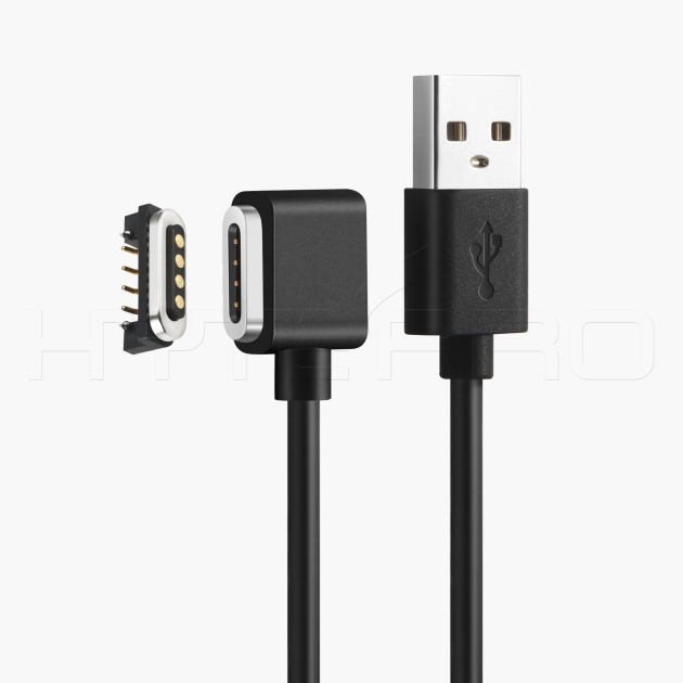 Custom USB smart magnetic 4 pin side-bent cable M501B