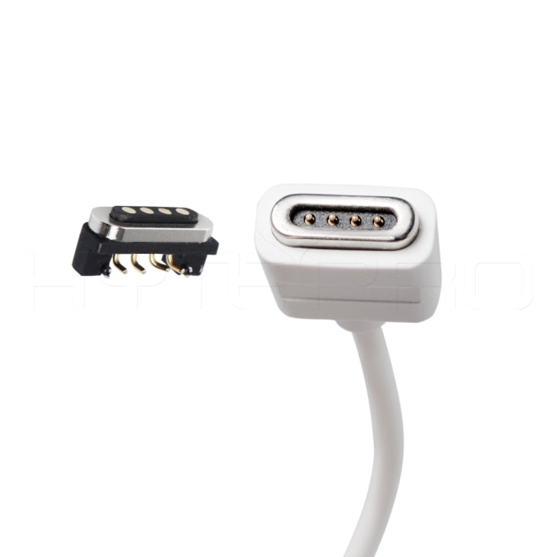 Connettore per cavo magnetico a 4 pin bianco M511