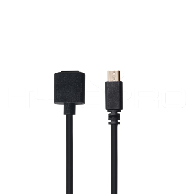 Sort 4-pins magnetisk USB-ladekabelstik M512