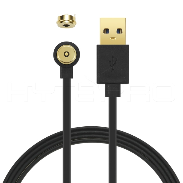 Stable 2pin gold-plated round magnetic charging cable M523GB