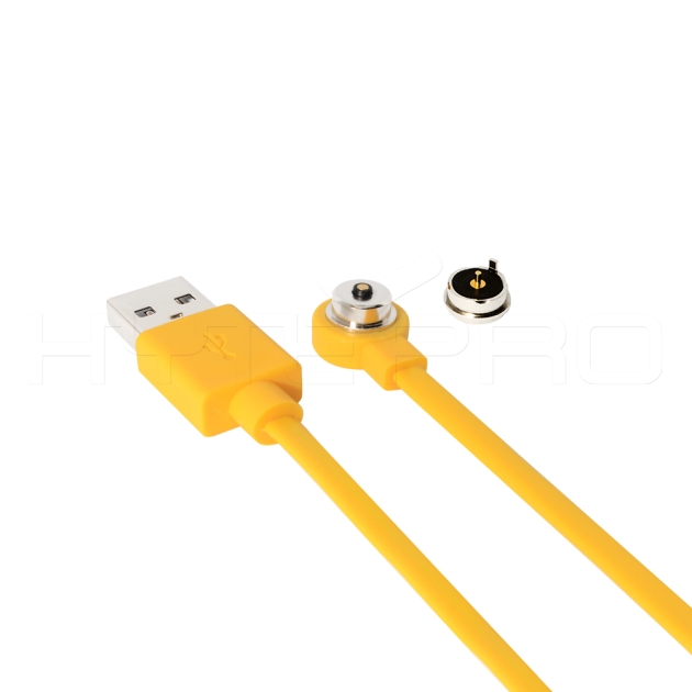 Yellow 2 Pin anti-mis magnetic fast charging cable M523Y