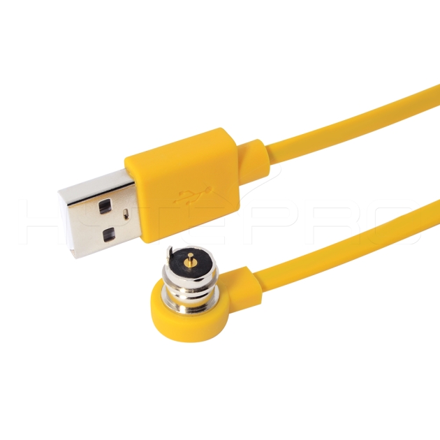 Yellow 2 Pin anti-mis magnetic fast charging cable M523Y