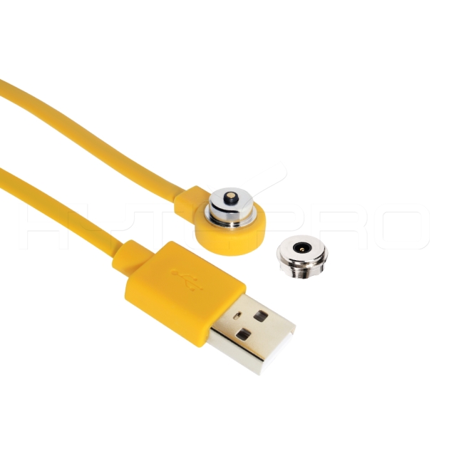 Yellow 2 Pin anti-mis magnetic fast charging cable M523Y