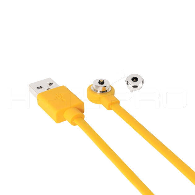 Yellow 2 Pin anti-mis magnetic fast charging cable M523Y