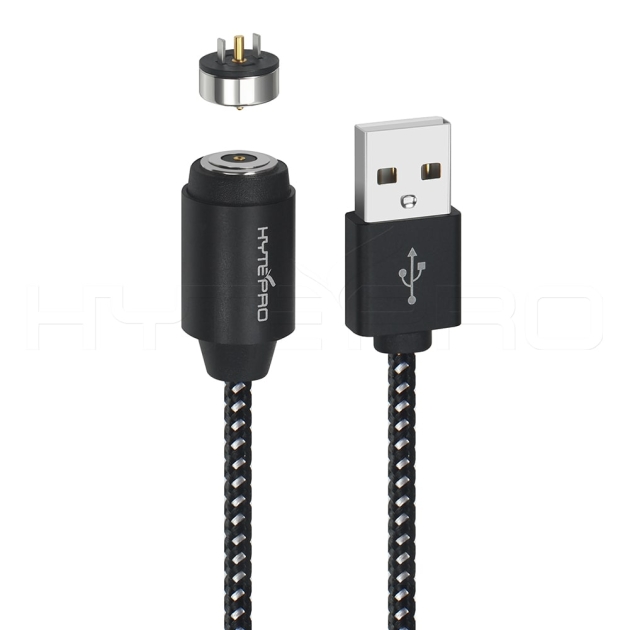 Aluminum 2pin female straight magnetic dc cables M575