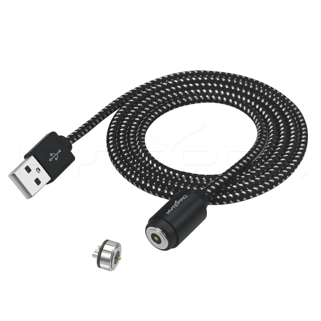 Aluminum 2pin female straight magnetic dc cables M575
