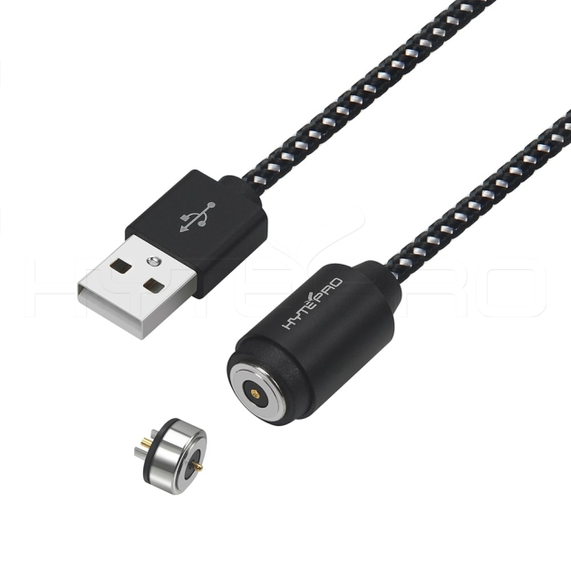 Aluminum 2pin female straight magnetic dc cables M575