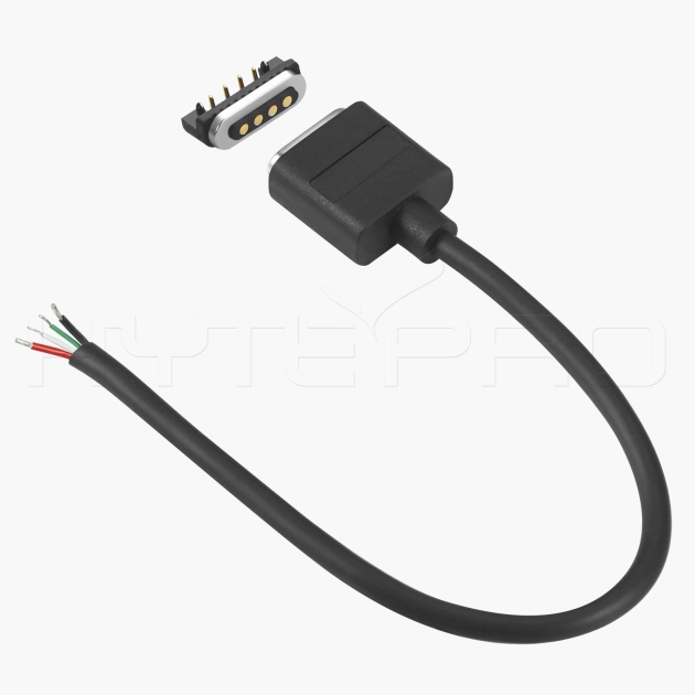 4 pin magnetic connector cable with open end M589