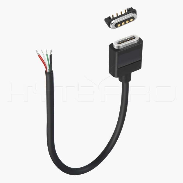 4 pin magnetic connector cable with open end M589