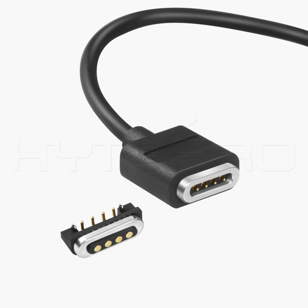 4 pin magnetic connector cable with open end M589