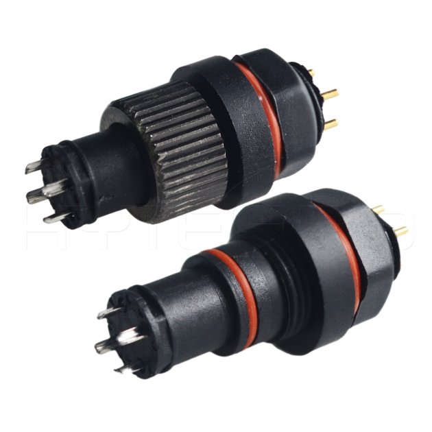 4pin DC male female electrical plug waterproof connector DC-004