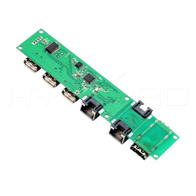 USB 2.0集线器7端口pcb印刷线路板H28