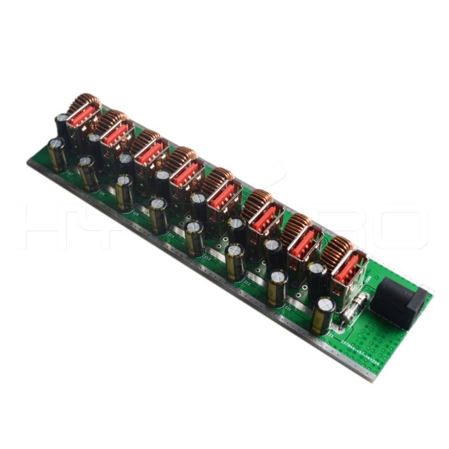 8端口快充USB 3.1集线器印制电路板组装H29