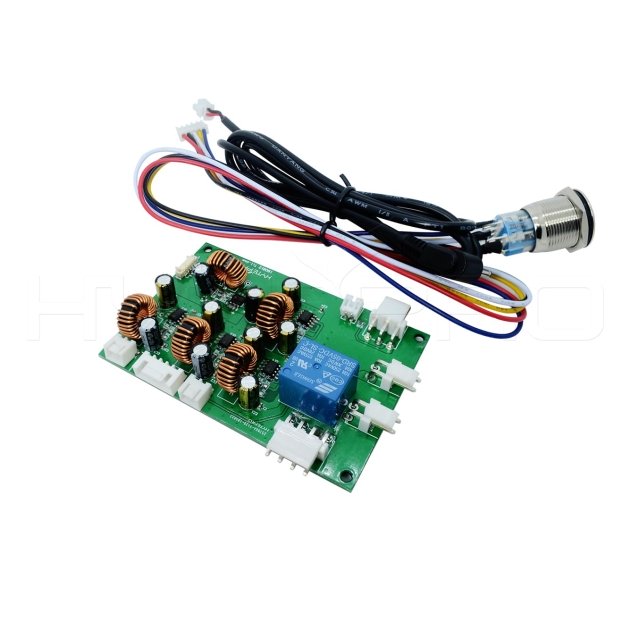 Dc strømoplader 8 port XH2.54 / VH3.96 usb pcb kortadapter H68