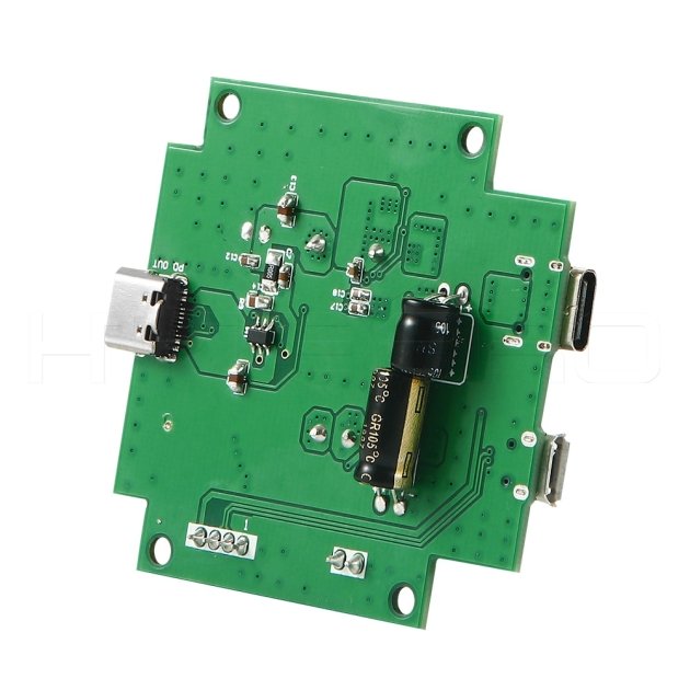 4 port micro-USB  hub type C header pin PCB board H825