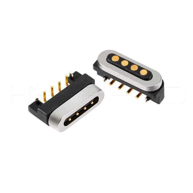 Positive 4 pogo pin magnetic charger connector M411P