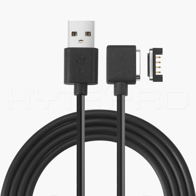 Custom USB smart magnetic 4 pin side-bent cable M501B