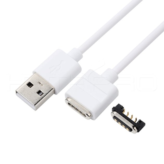 白色4pin USB磁吸线 M511