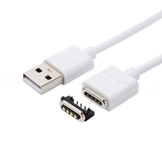 白色4pin USB磁吸线 M511