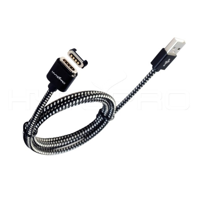 Aluminum magnetic 4 pin pogo connector cable M519