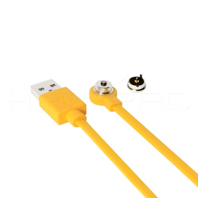 Yellow 2 Pin anti-mis magnetic fast charging cable M523Y