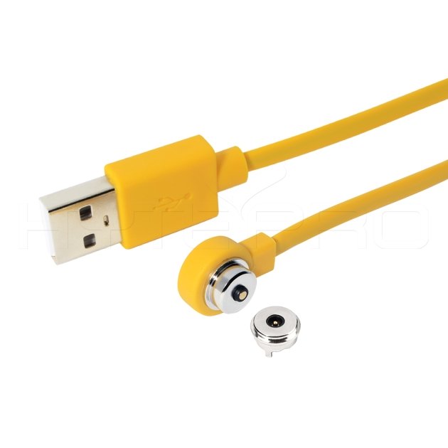 Yellow 2 Pin anti-mis magnetic fast charging cable M523Y
